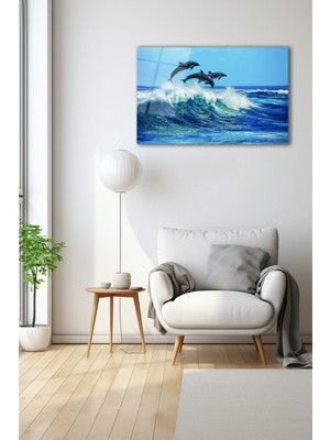 Dekoratif Duvar Tablosu Temperli Cam Tablo 72 x 46 cm