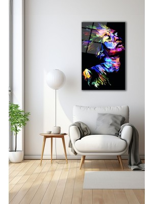 Dekoratif Duvar Tablosu Temperli Cam Tablo 72 x 46 cm