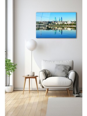 Dekoratif Duvar Tablosu Temperli Cam Tablo 90 x 60 cm