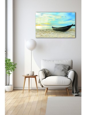 Dekoratif Duvar Tablosu Temperli Cam Tablo 72 x 46 cm