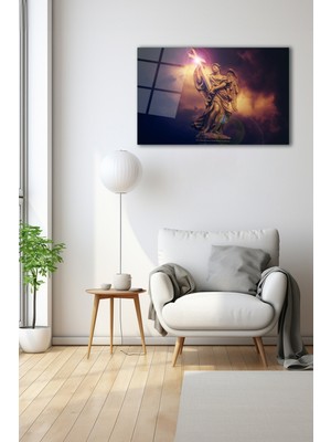 Dekoratif Duvar Tablosu Temperli Cam Tablo 72 x 46 cm