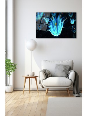 Dekoratif Duvar Tablosu Temperli Cam Tablo 110 x 70 cm