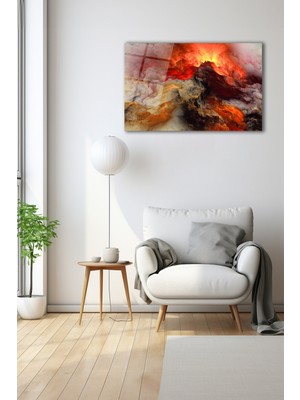 Dekoratif Duvar Tablosu Temperli Cam Tablo 110 x 70 cm