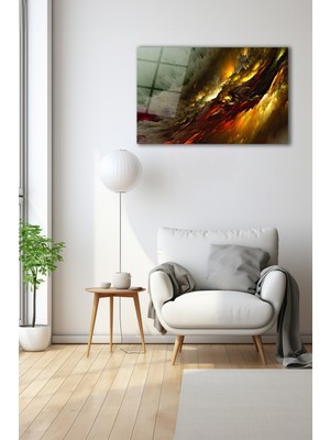 Dekoratif Duvar Tablosu Temperli Cam Tablo 110 x 70 cm