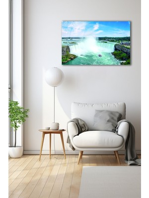 Dekoratif Duvar Tablosu Temperli Cam Tablo 72 x 46 cm