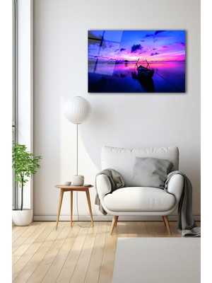 Dekoratif Duvar Tablosu Temperli Cam Tablo 110 x 70 cm