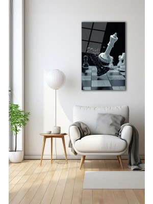 Dekoratif Duvar Tablosu Temperli Cam Tablo 90 x 60 cm