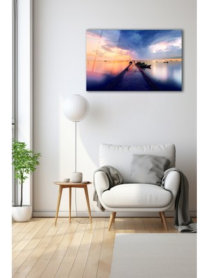 Dekoratif Duvar Tablosu Temperli Cam Tablo 72 x 46 cm