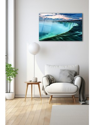 Dekoratif Duvar Tablosu Temperli Cam Tablo 72 x 46 cm