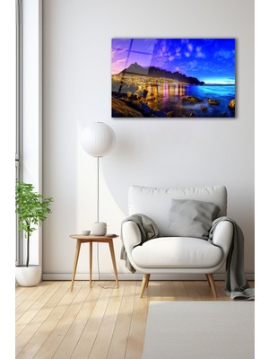 Dekoratif Duvar Tablosu Temperli Cam Tablo 72 x 46 cm