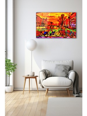 Dekoratif Duvar Tablosu Temperli Cam Tablo 72 x 46 cm
