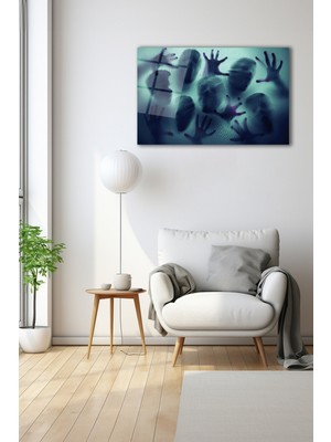 Dekoratif Duvar Tablosu Temperli Cam Tablo 72 x 46 cm