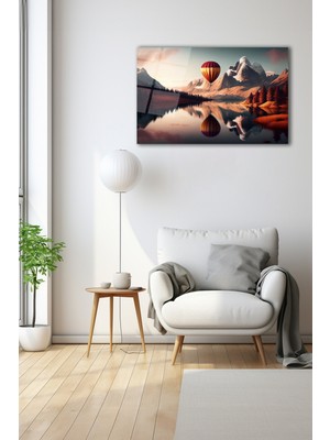 Dekoratif Duvar Tablosu Temperli Cam Tablo 72 x 46 cm