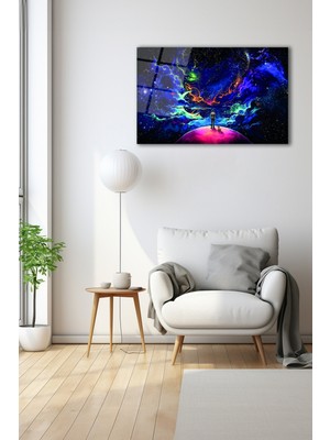 Dekoratif Duvar Tablosu Temperli Cam Tablo 72 x 46 cm
