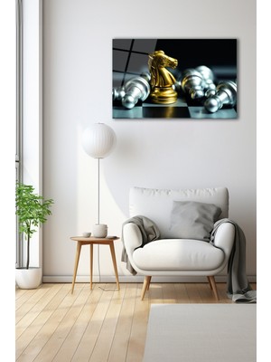 Dekoratif Duvar Tablosu Temperli Cam Tablo 72 x 46 cm