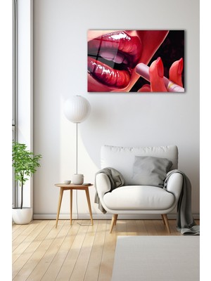 Dekoratif Duvar Tablosu Temperli Cam Tablo 72 x 46 cm