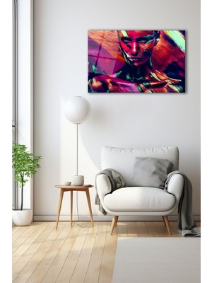 Dekoratif Duvar Tablosu Temperli Cam Tablo 72 x 46 cm