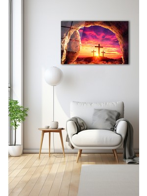 Dekoratif Duvar Tablosu Temperli Cam Tablo 72 x 46 cm