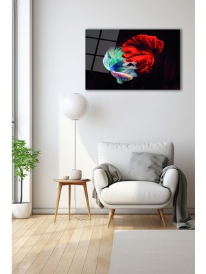 Dekoratif Duvar Tablosu Temperli Cam Tablo 90 x 60 cm