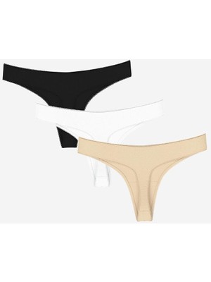 Lcw Dream Düz Tanga Külot 3'lü Paket