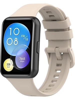 MobaxAksesuar Huawei Watch Fit 2 Kordon Spor Silikon Kordon Mix 43