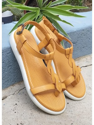 Bags Shoes Bulldozer 221747 Kadın  Deri Parmak Arası Sandalet