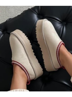 Kuum London Kuum K11Y01 Kadın Yüksek Tabanlı Comfy Ug Terlik