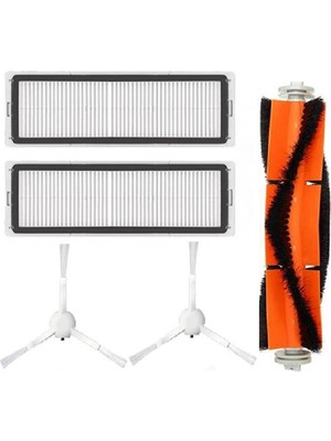 RotRever Xiaomi Vacuum Mop Pro 2 ,vaccum Mop 1c,vacuum Mop 2c (STYTJ01ZHM-STYTJ02ZHM-STYTJ03ZHM)UYUMLU Yedek Parça Seti-Beyaz