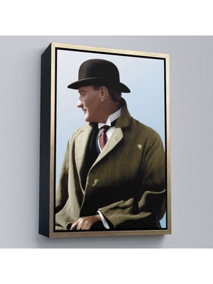 Çerçeveli Atatürk Dekoratif Duvar TABLOSU-6464