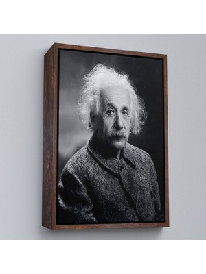 Çerçeveli Albert Einstein TABLO-7845
