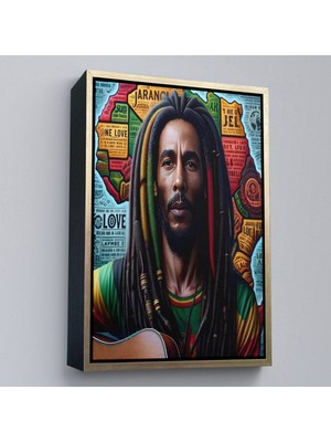 Çerçeveli Bob Marley TABLOSU-7714