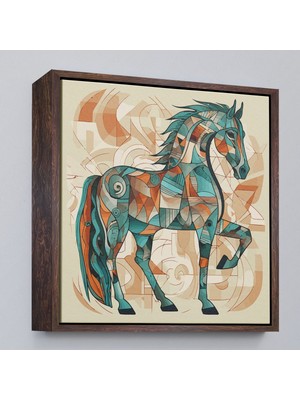 Çerçeveli Picasso Tarzı Renkli TABLOSU-8301
