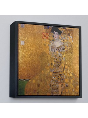 Çerçeveli Gustav Klimt Adele Bloch'un Altın Kadın TABLOSU-8324