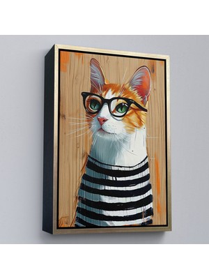 Çerçeveli Cool Kedi TABLO-7644