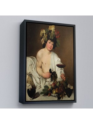 Çerçeveli Caravaggio - Bacchus TABLO-8074
