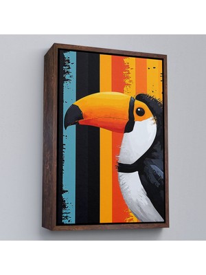 Çerçeveli Toucan Kuşu TABLO-7587