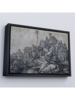 Çerçeveli Albrecht Durer - Büyük Aziz Anthony TABLO-7122