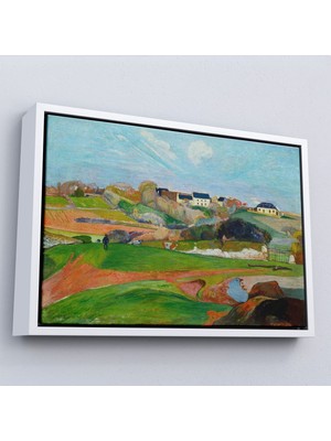 Çerçeveli Paul Gauguin Le Pouldu TABLOSU-7014