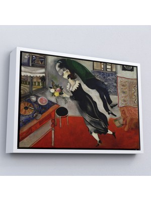 Çerçeveli Marc Chagall - Birthday Doğum Günü TABLOSU-7057