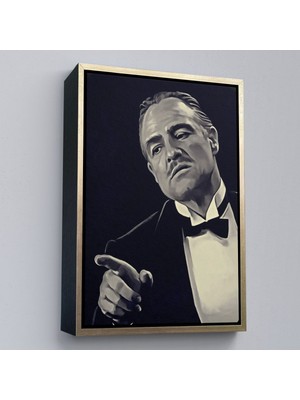 Çerçeveli Godfather Mafya Film TABLO-7716