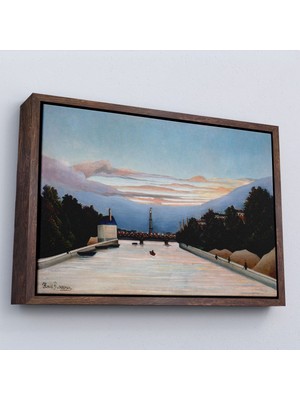 Çerçeveli Henri Julien Félix Rousseau - The Eiffel Tower Eyfel Kulesi TABLOSU-7042