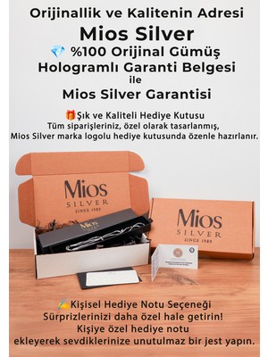 Mios Silver 4mm Boncuk 925 Ayar Zincir Bileklik