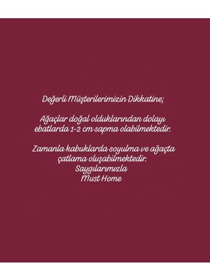 Must Home Doğal Ağaç Dut 3'lü Ahşap Kütük Zigon Sehpa