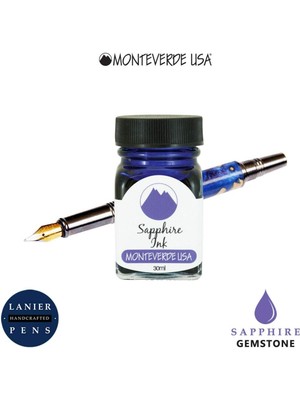 Monteverde, G309SA, Şişe Mürekkep, Sapphıre, 30 ml