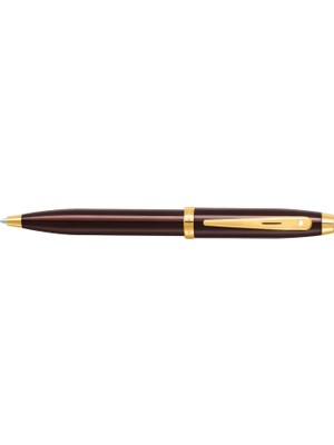 Sheaffer 9370-2 100 Serisi Tükenmez Kalem Kahverengi Altın