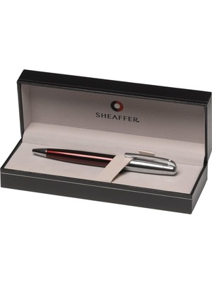 Sheaffer 9336-2 500 Serisi Tükenmez Kalem Krom Parlak Kırmızı