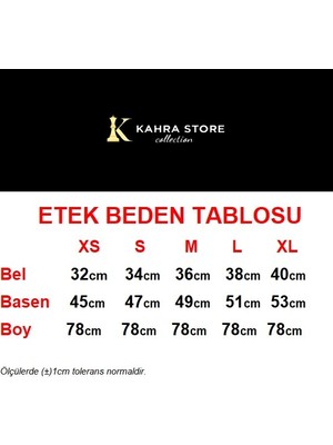 Kahra Collection Yağ Yeşili Midi Boy Tok Kumaş Asetat Saten Etek