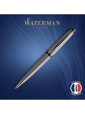 Waterman Expert 3 Metalik, Tükenmez Kalem, Gümüş