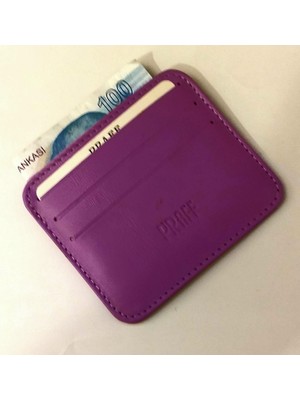 Bags Shoes Praff 180222 Hakiki Deri Unisex Mini Kartlık