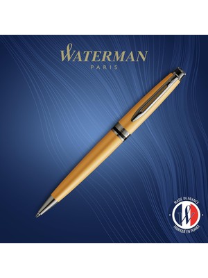 Waterman Expert 3 Metalik, Tükenmez Kalem, Altın